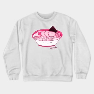 Ramen in PINK Crewneck Sweatshirt